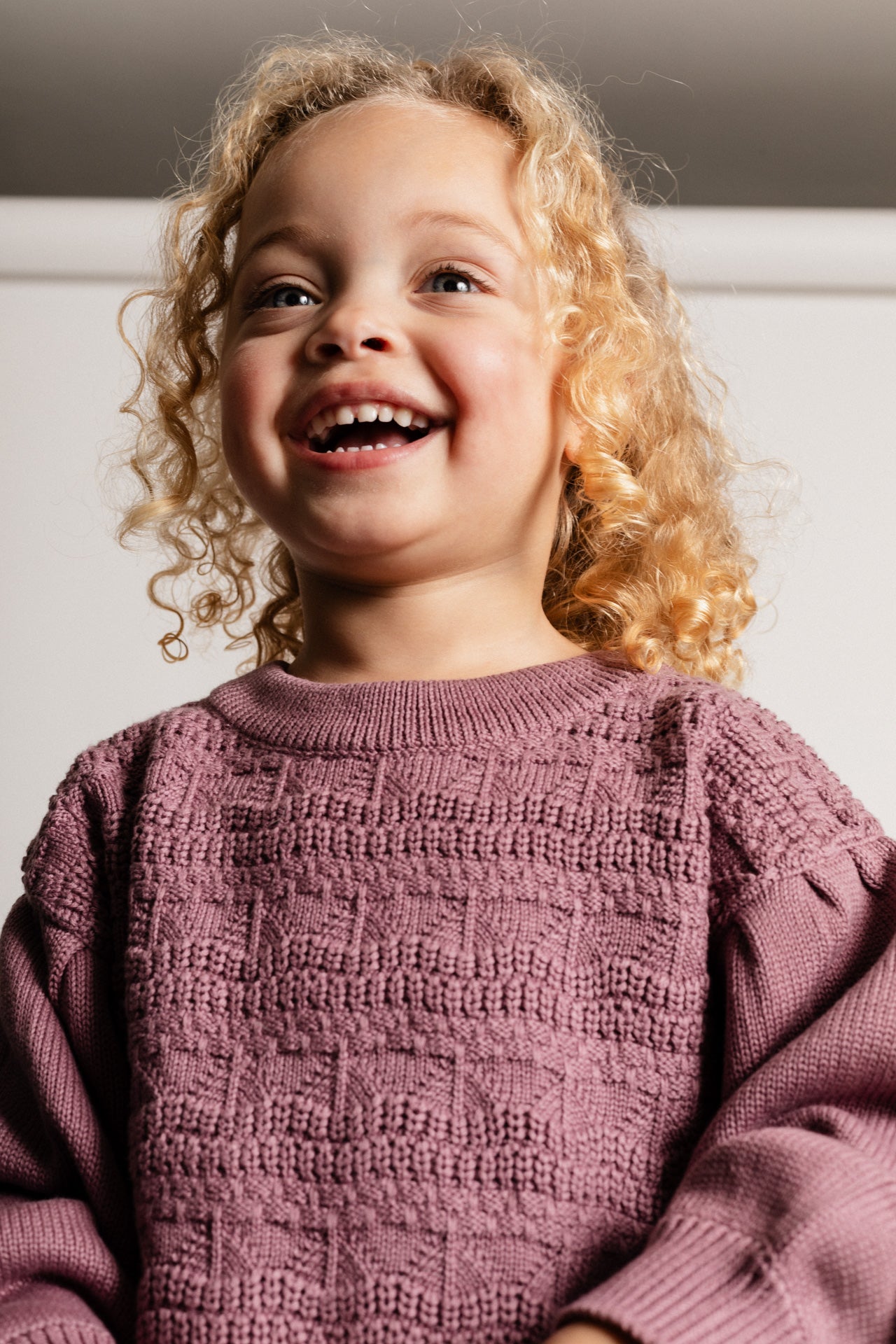 Baje Studio - knitted dress Gemmi - purple plum