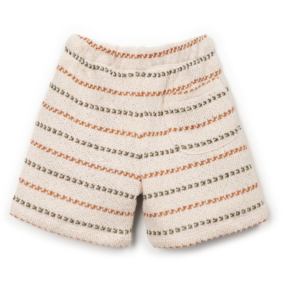 Play Up - knit short with stripe pattern kid