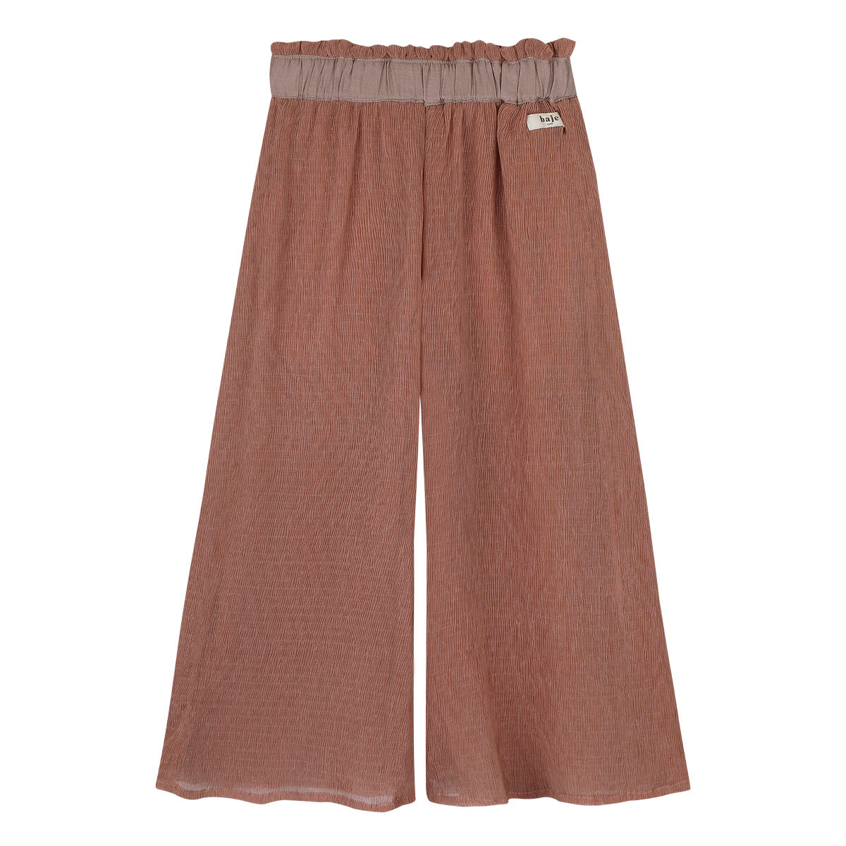 Baje Studio - crincle woven pants Giao - rose amber