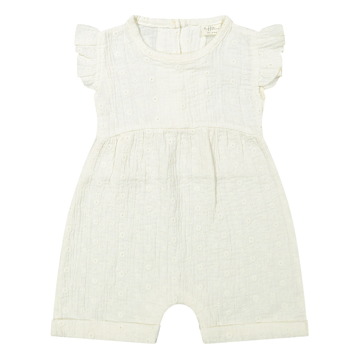 Suit Ginny - woven white embroidery