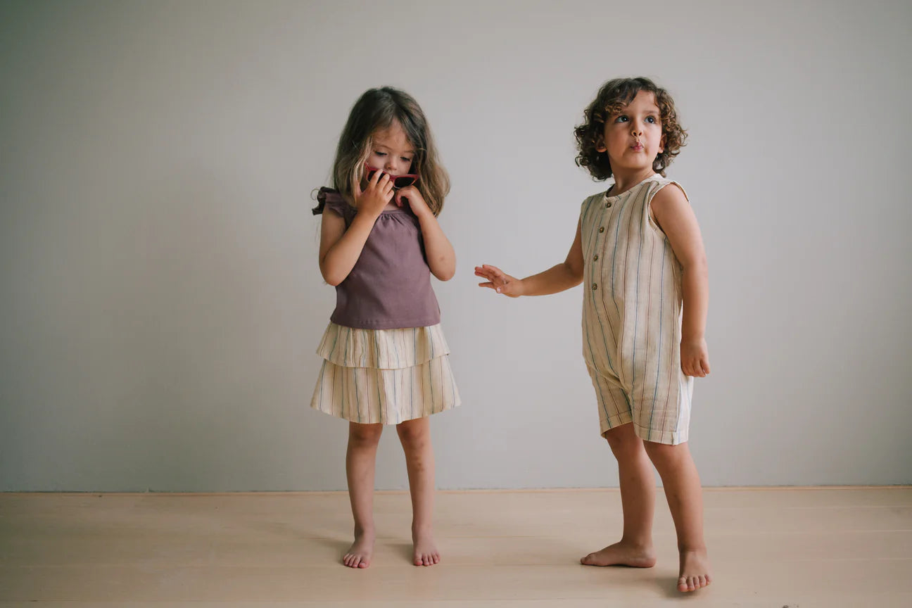 Riffle Amsterdam - suit Glenn - woven linen stripe