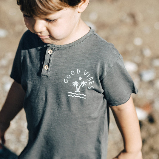 Good vibes T-shirt - anthracite