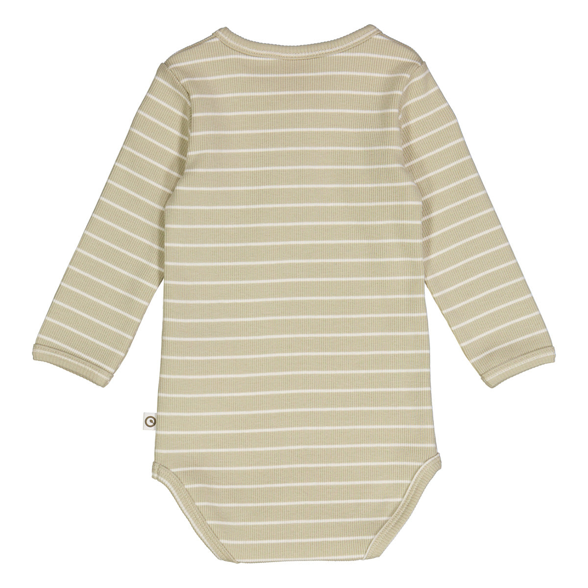 Romper rib stripe - desert green