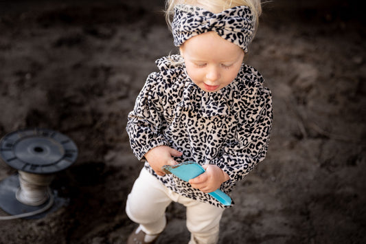 Tocoto Vintage - velvet haarband - animal print