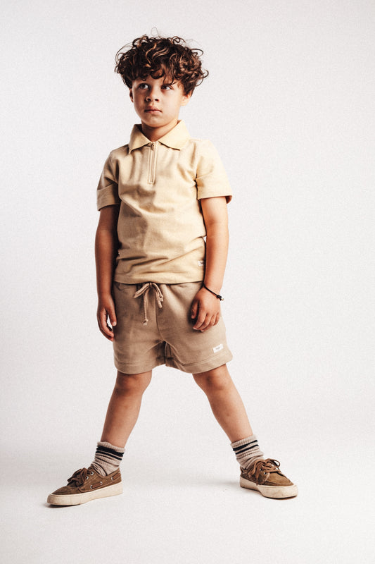 Baje Studio - shorts Hernani - taupe cafe