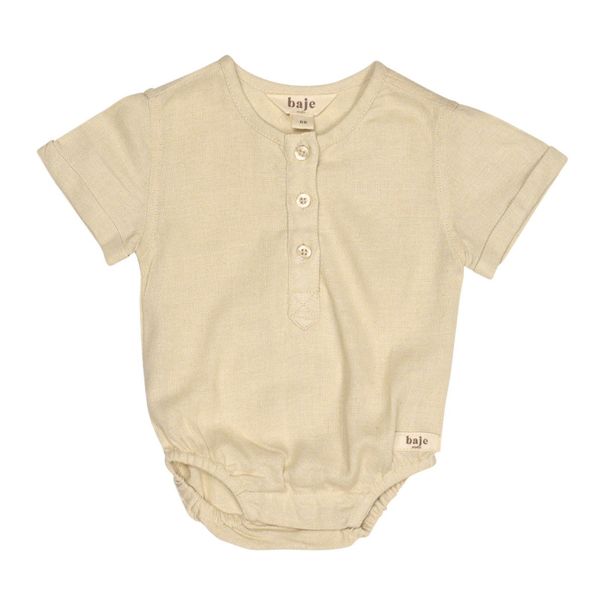 Baje Studio - linen bodysuit Hervey - sand