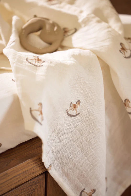 Jollein- hydrofiel doeken XL Nostalgic Ride - 2 stuks