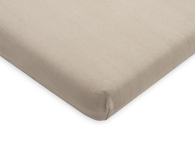 Jollein - hoeslaken jersey wieg - nougat