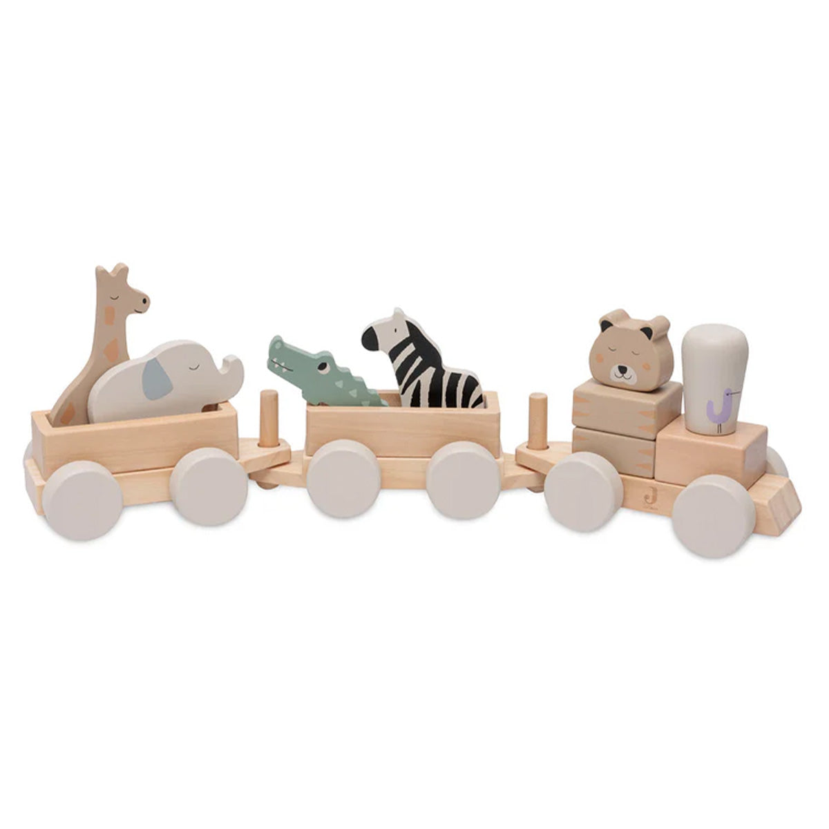 Houten speelgoedtrein Jungle Jambo