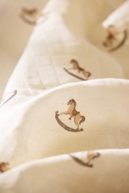 Jollein - hydrofiele doeken small Nostalgic Ride - 3 stuks