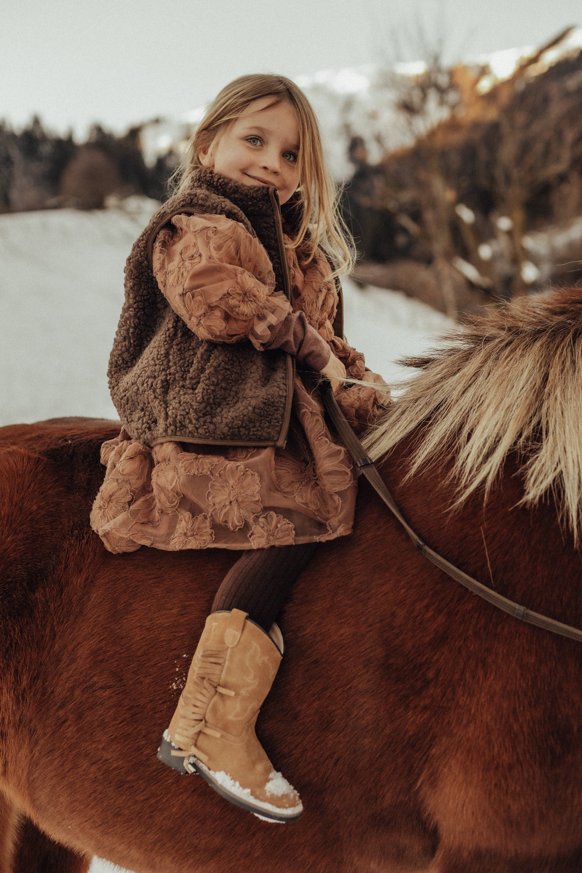 Baje Studio - dress Izebelle - brown copper