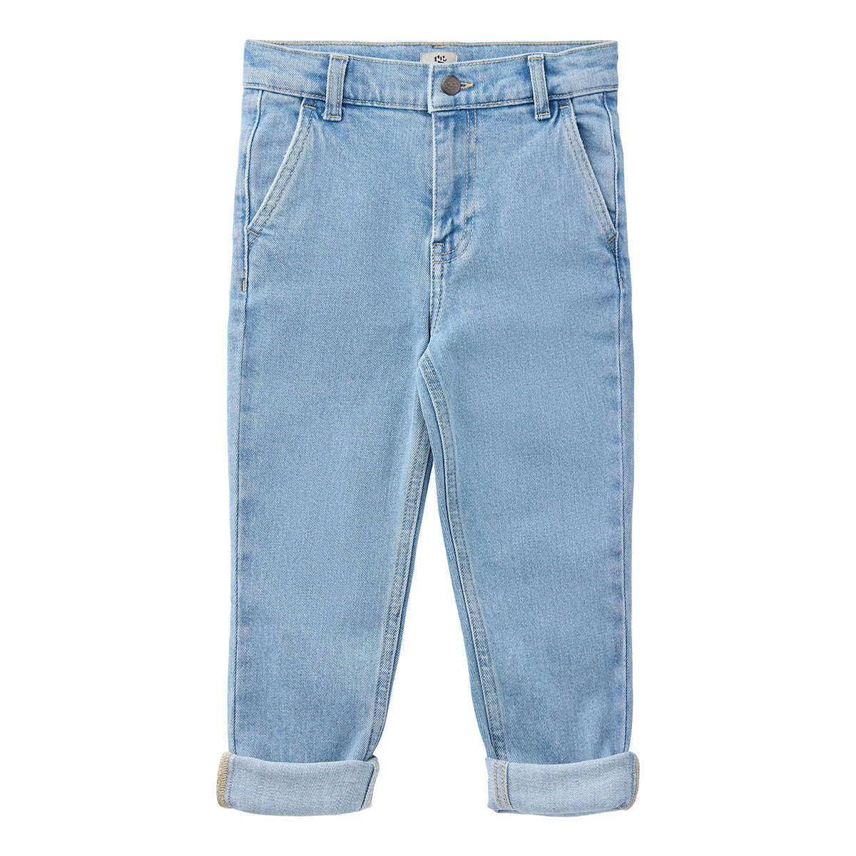 Copenhagen Colors - denim chino pants slim fit - light blue washed