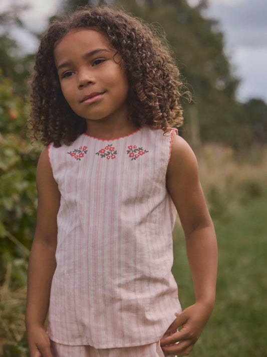 Lil'Atelier - top Jera - morganite stripe