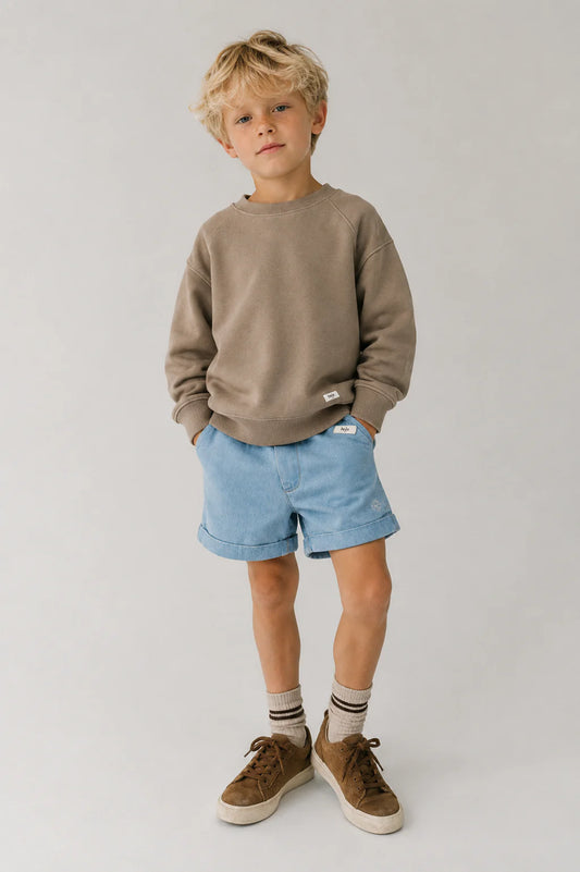 Baje Studio - sweater Jex - taupe cafe