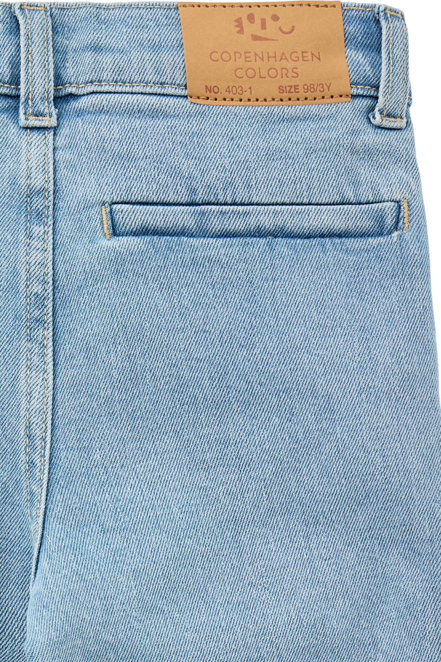 Copenhagen Colors - denim chino pants slim fit - light blue washed