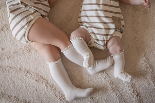 Kniekousen kartelrandje - parel