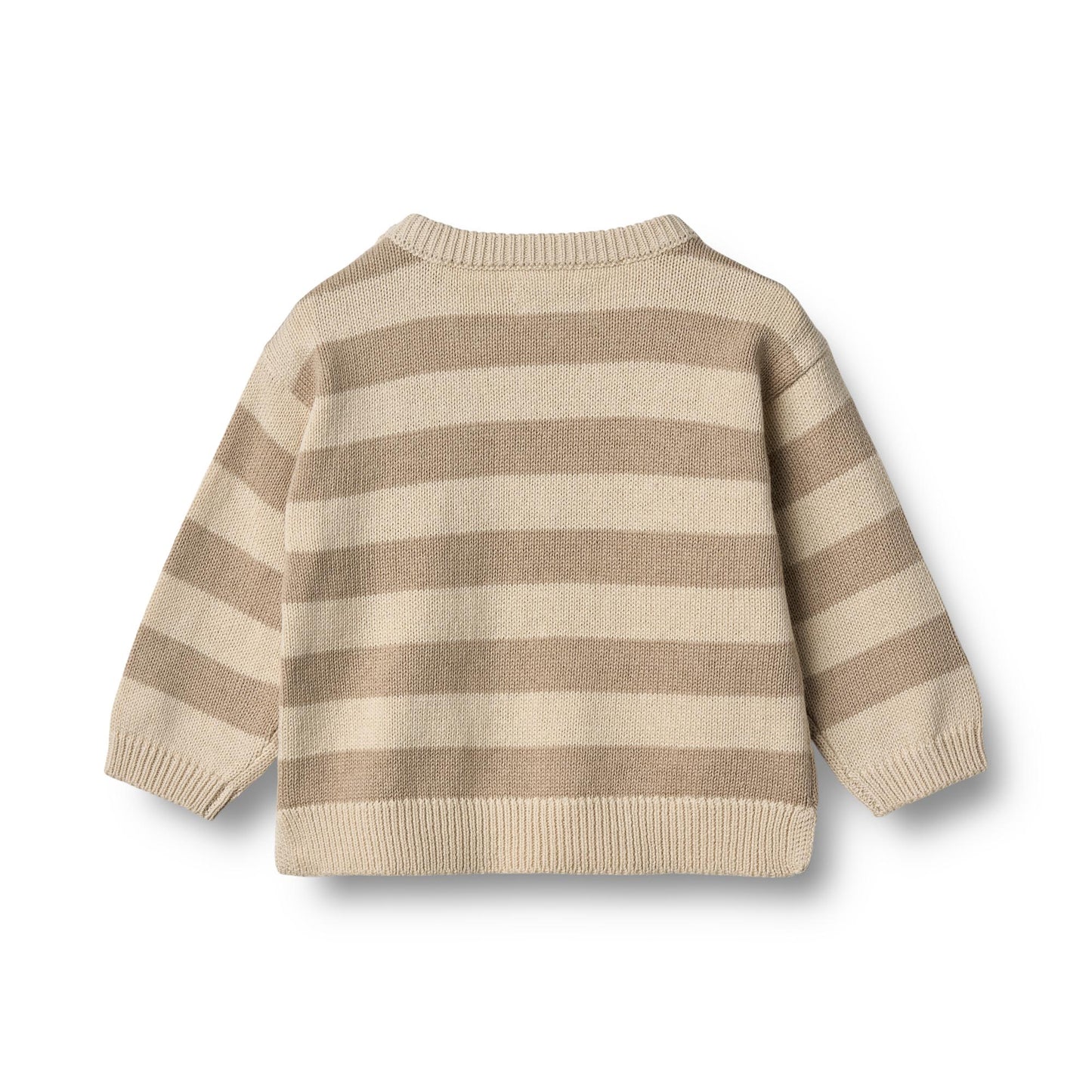 Wheat - knit pullover Morgan baby - beige stripe