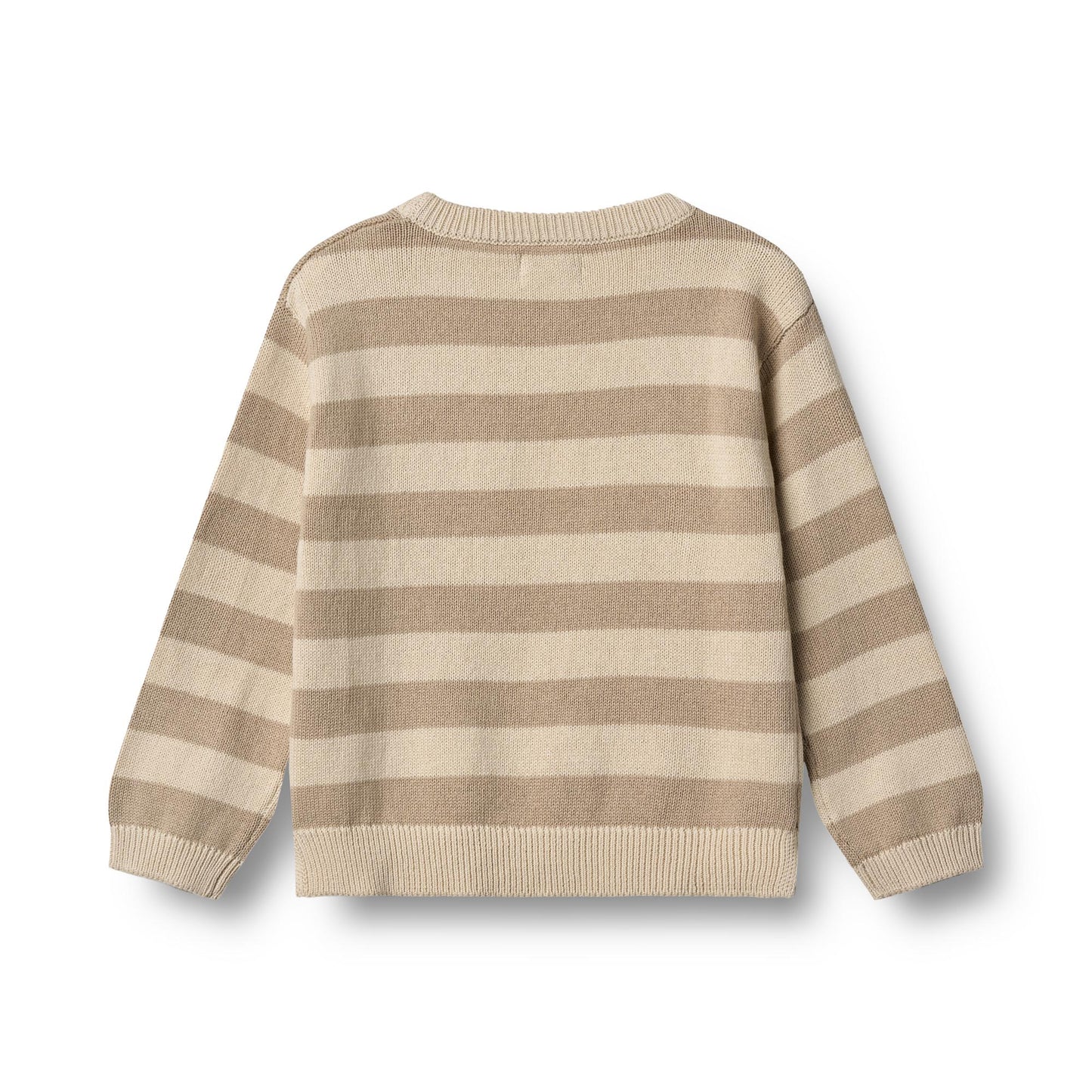 Knit pullover Morgan kid - beige stripe