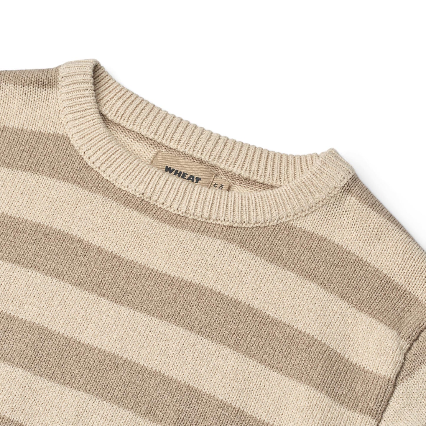 Knit pullover Morgan kid - beige stripe