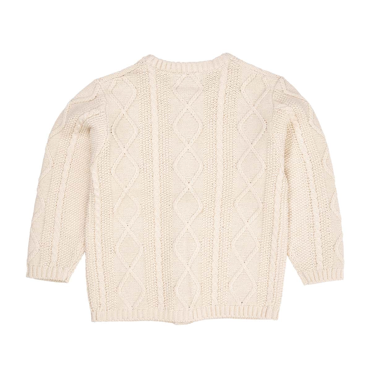 Copenhagen Colors - knitted cable cardigan - cream