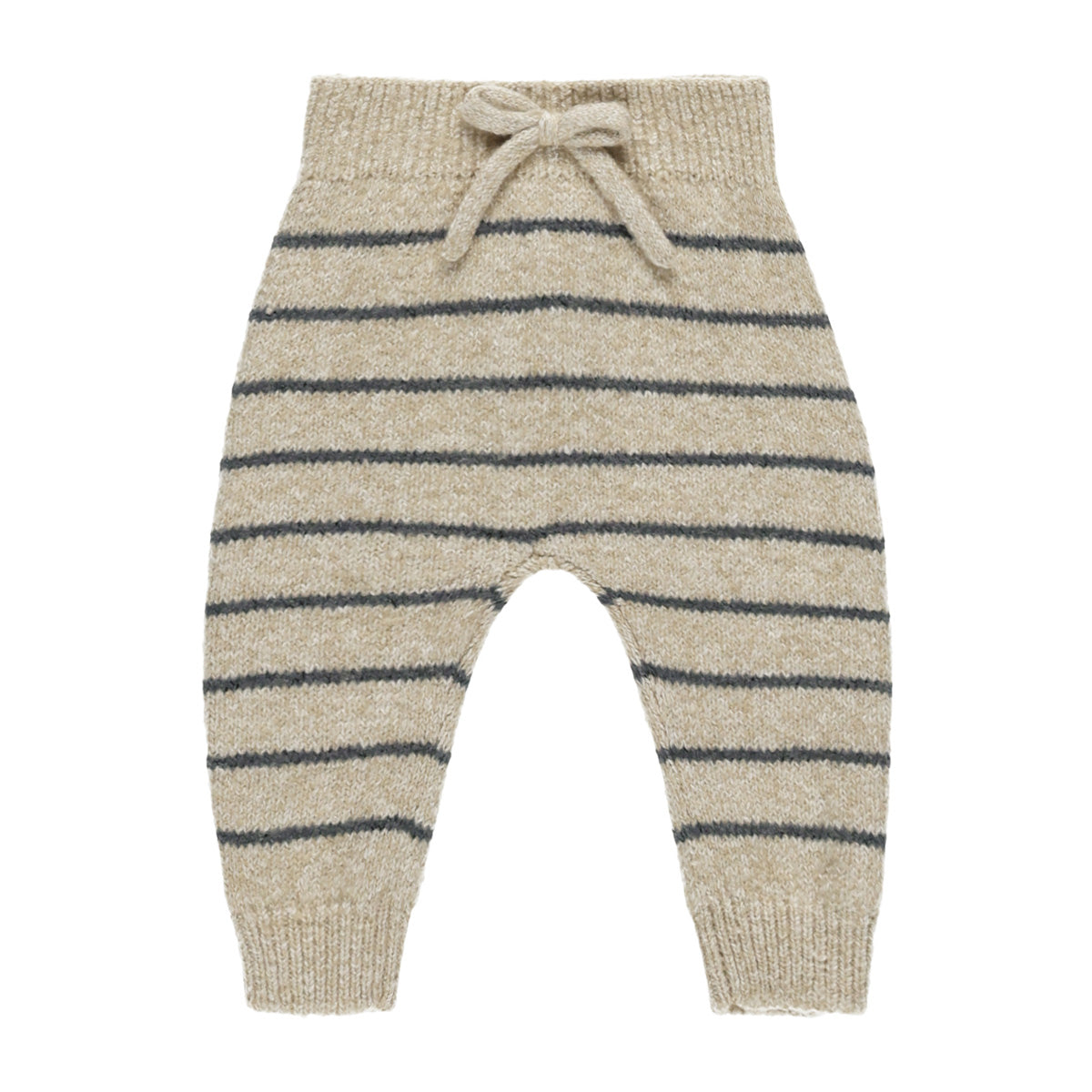 Knitted pants - indigo stripe