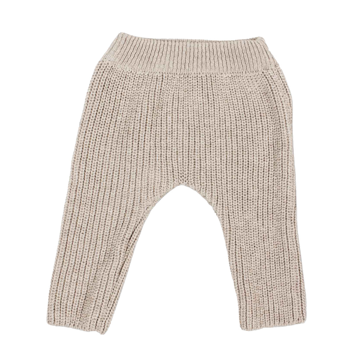 Knitted baby pants Billy - oat