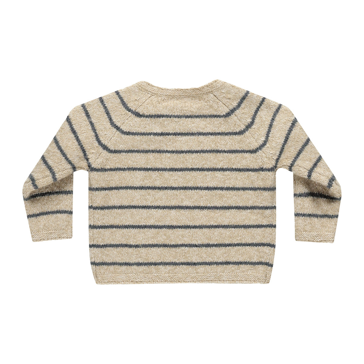 Quincy Mae - knitted sweater Ace - indigo stripe