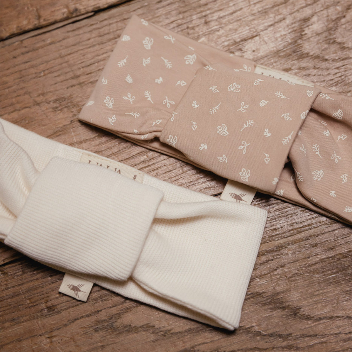 UAUA - knotted headband - rosa floral