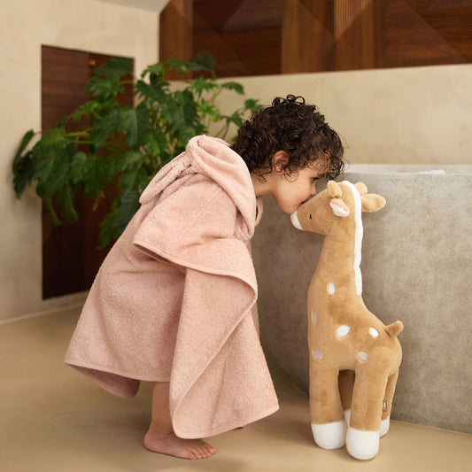 Knuffel Giraffe XL biscuit