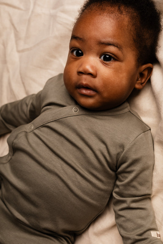 Baje Studio - jumpsuit Laax - green moss