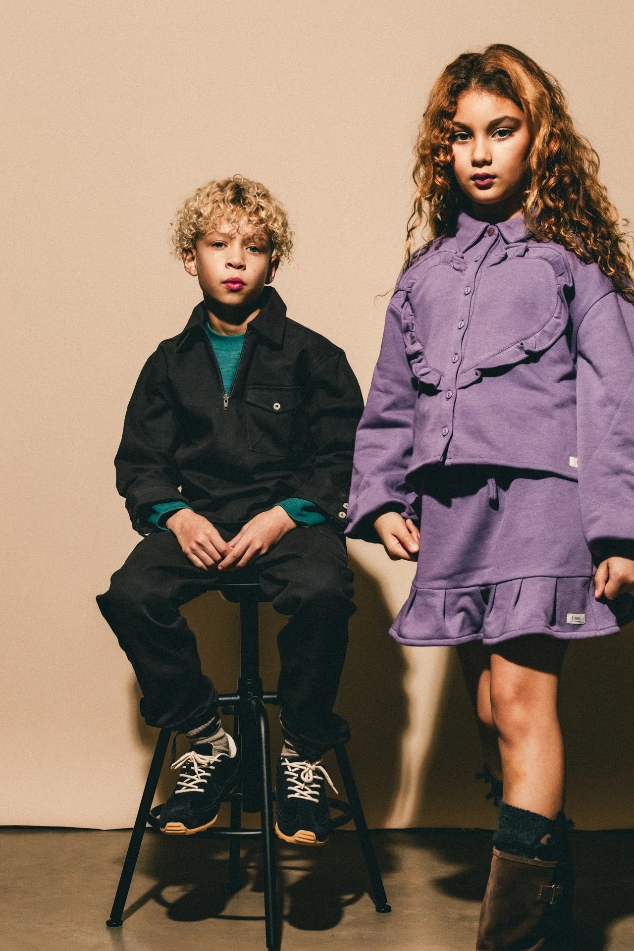 Labo - sweat skirt Nerima - purple sage