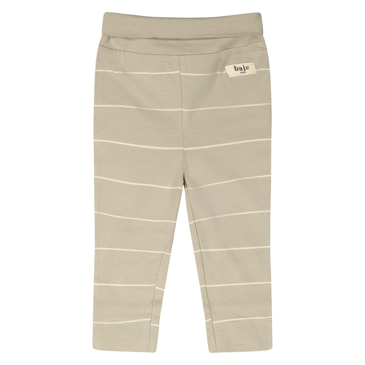 Baje Studio - striped legging Laje - taupe clay