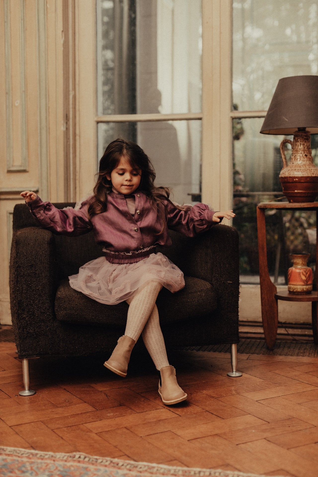 Baje Studio - blouse Lanzy - purple plum