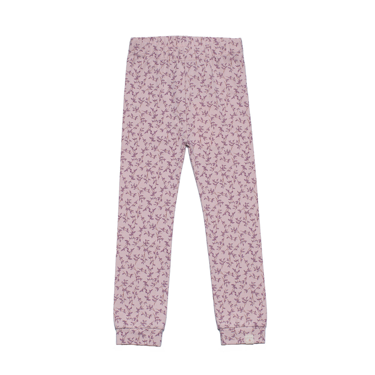 Legging mauve leaves