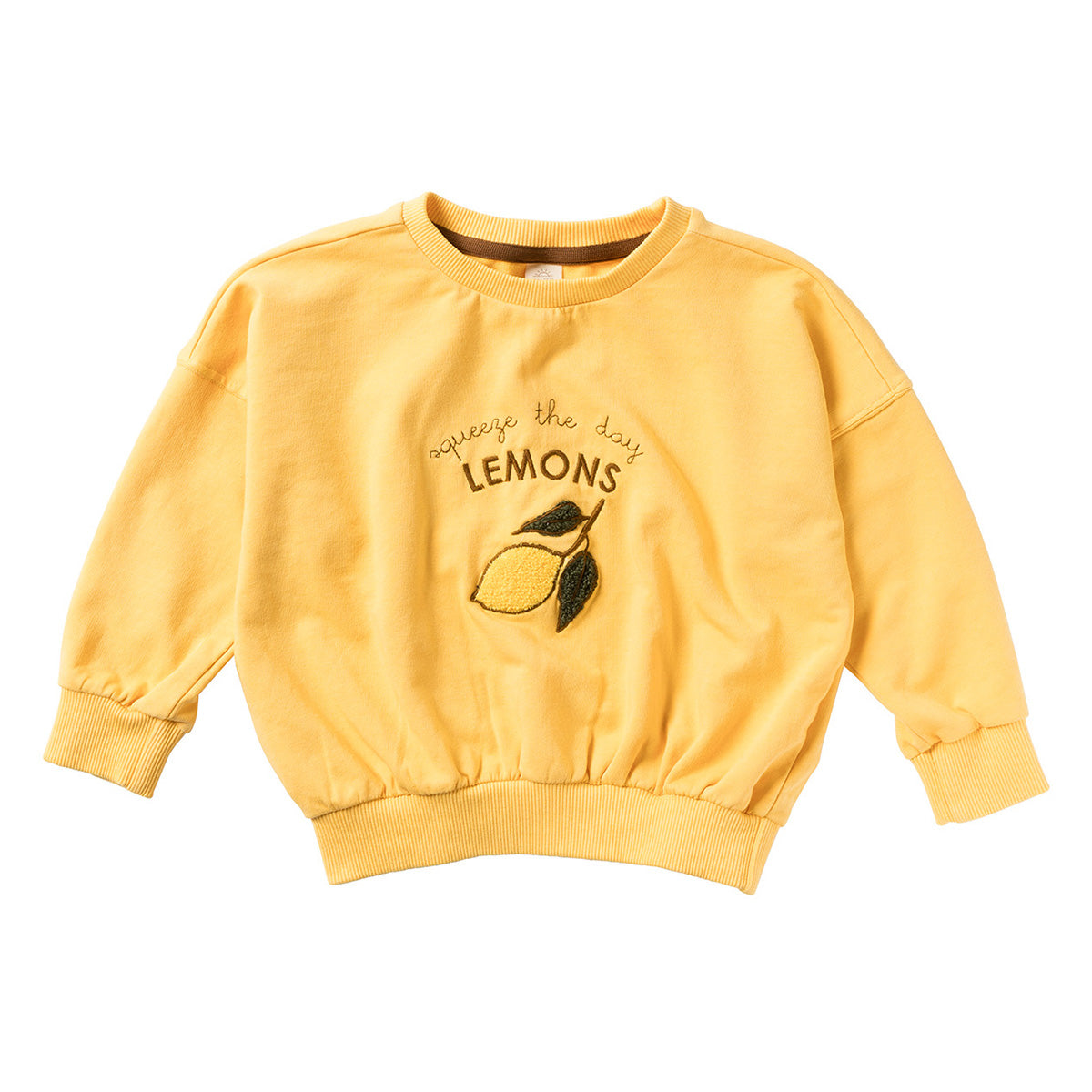 Salted Stories - oversized sweater - Lemons geel