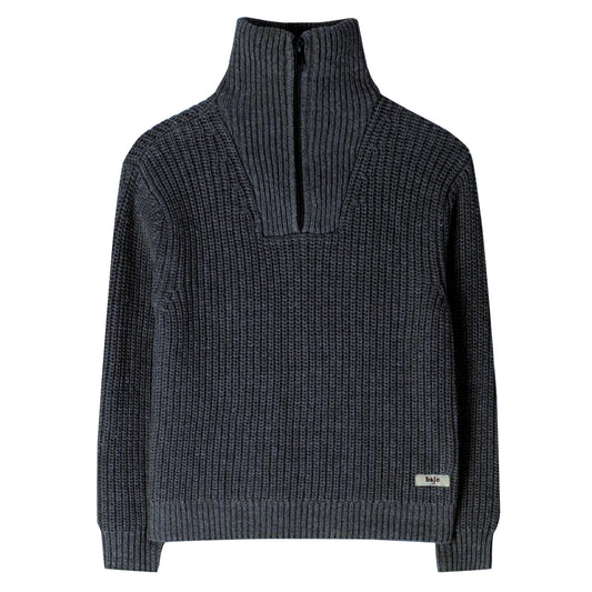 Baje Studio - knitted sweater Lenn - blue vintage