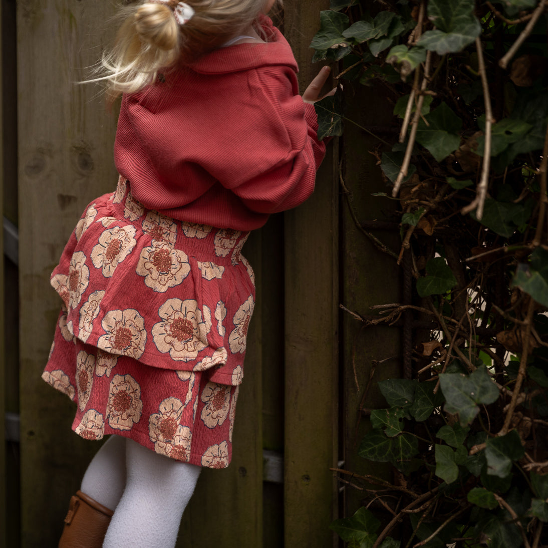 Flower skirt Ronja - pink