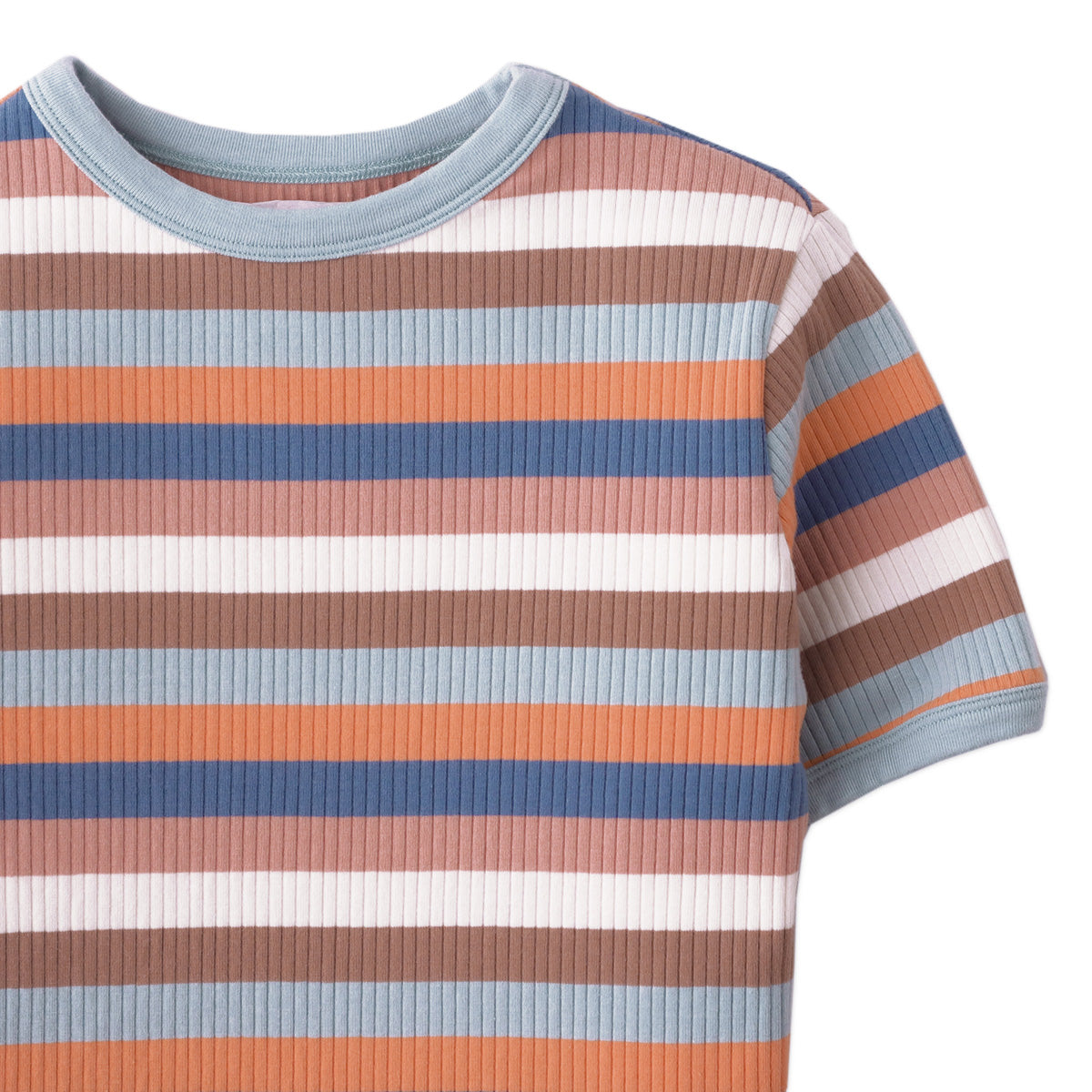 Gingersnaps - rib tee Lewis - multicolor stripe