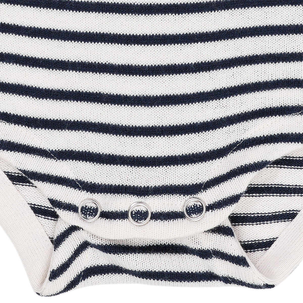 Light knitted stripe body - navy