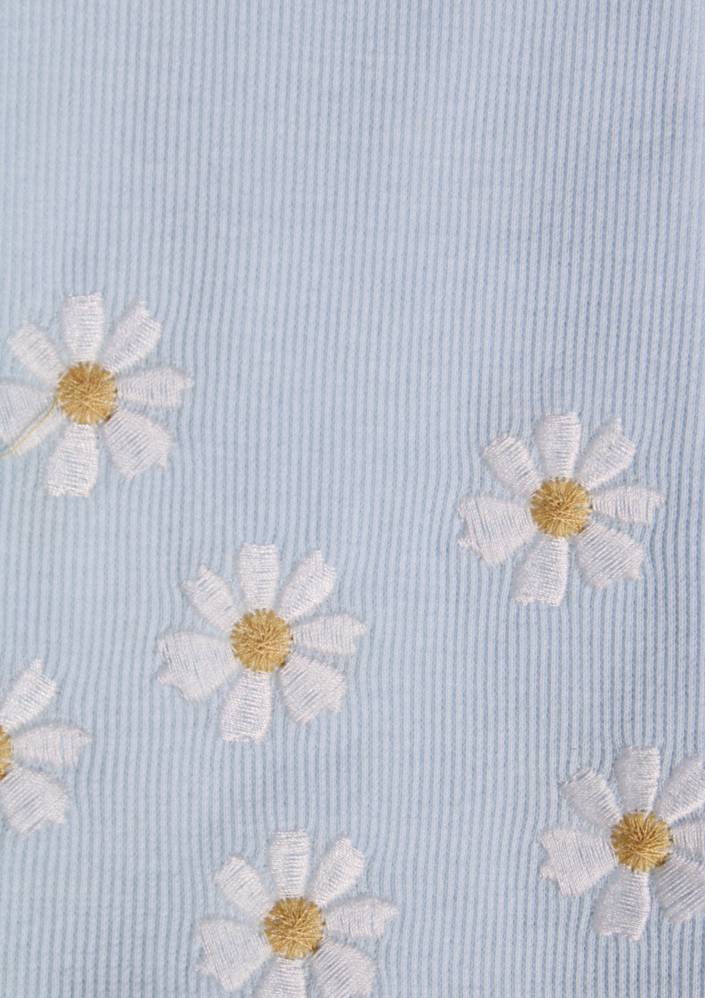Two You Label - flare legging Lilly embroidery flower - light blue