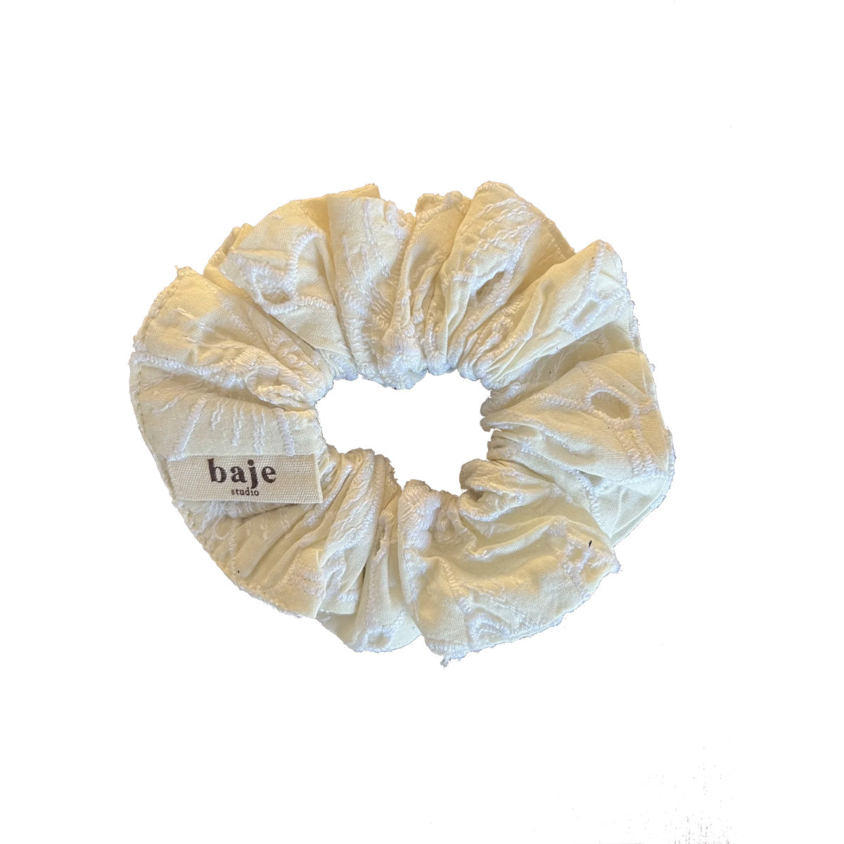 Baje Studio - scrunchie Liya - crème oat