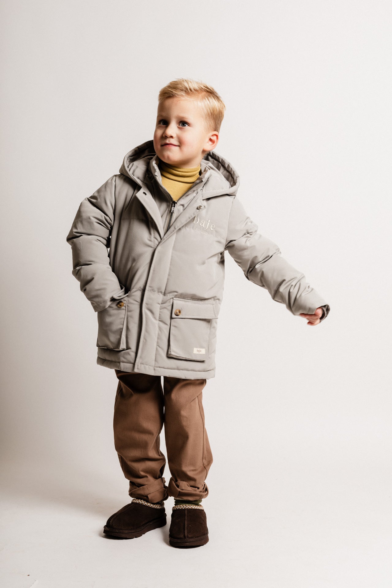Baje Studio - jacket Logan - grey steel