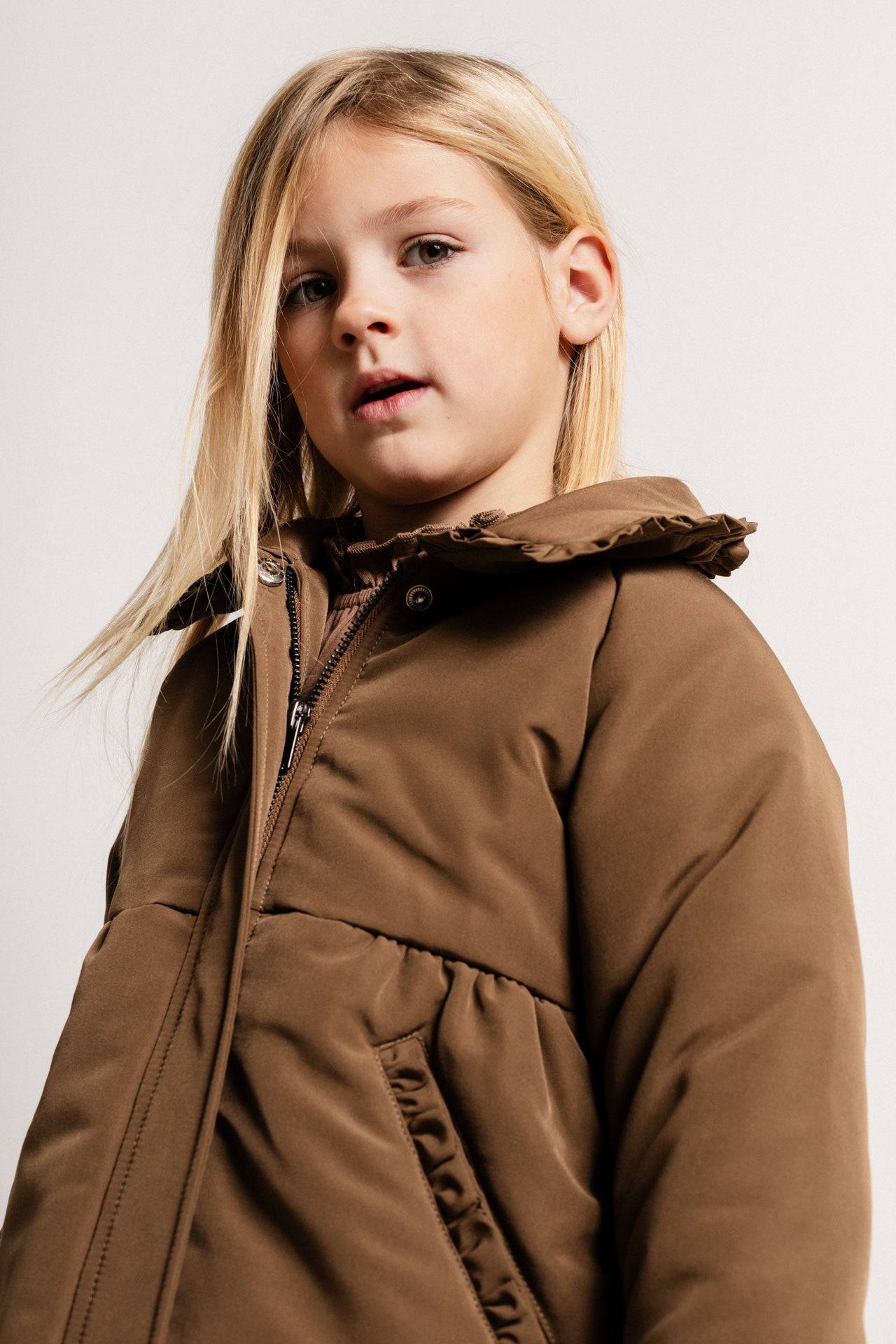 Baje Studio - jacket Louise - brown cacao