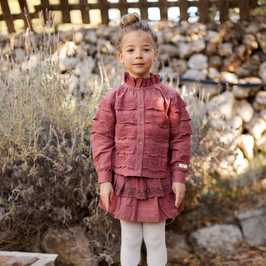 Baje Studio - blouse Luen - red maroon