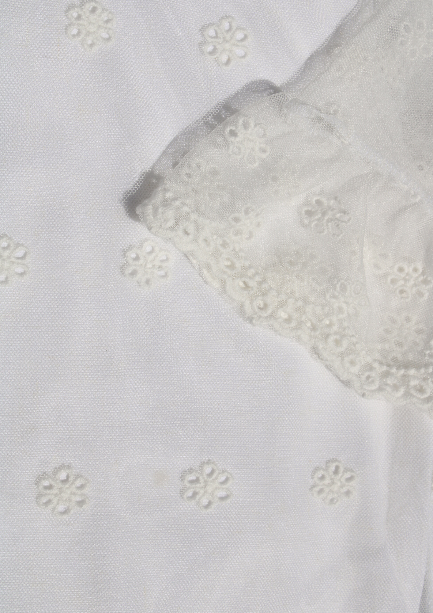 Lace blouse Luna - white