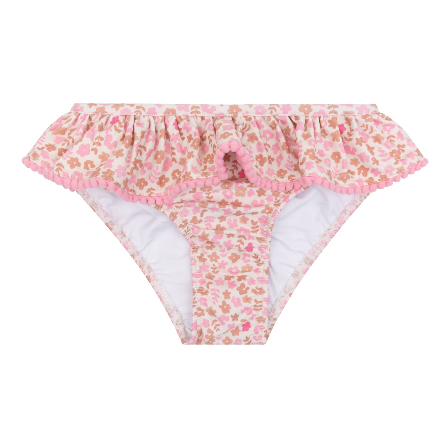 Navy Natural - bikini Maan - pink flower