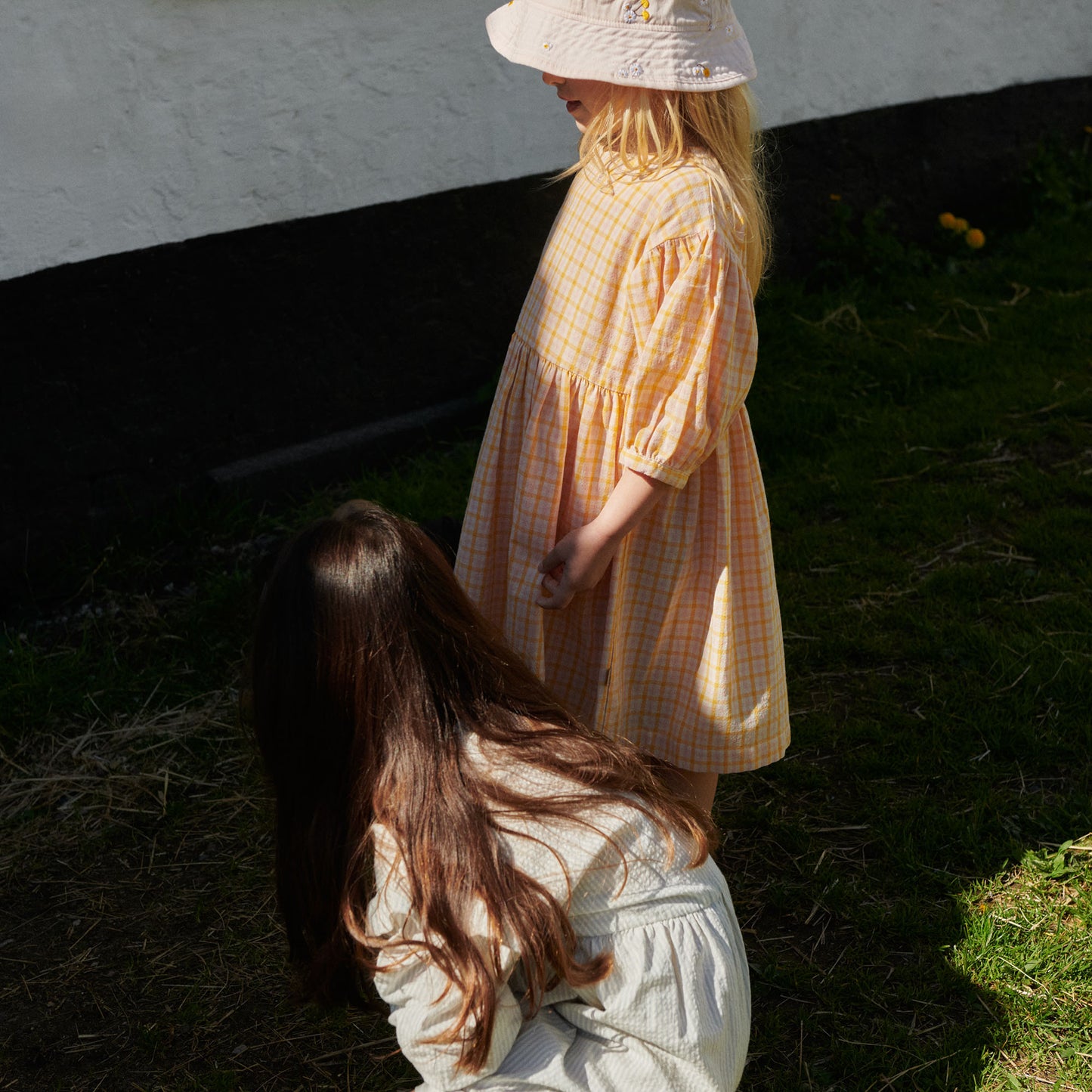 Dress Magda - yellow check