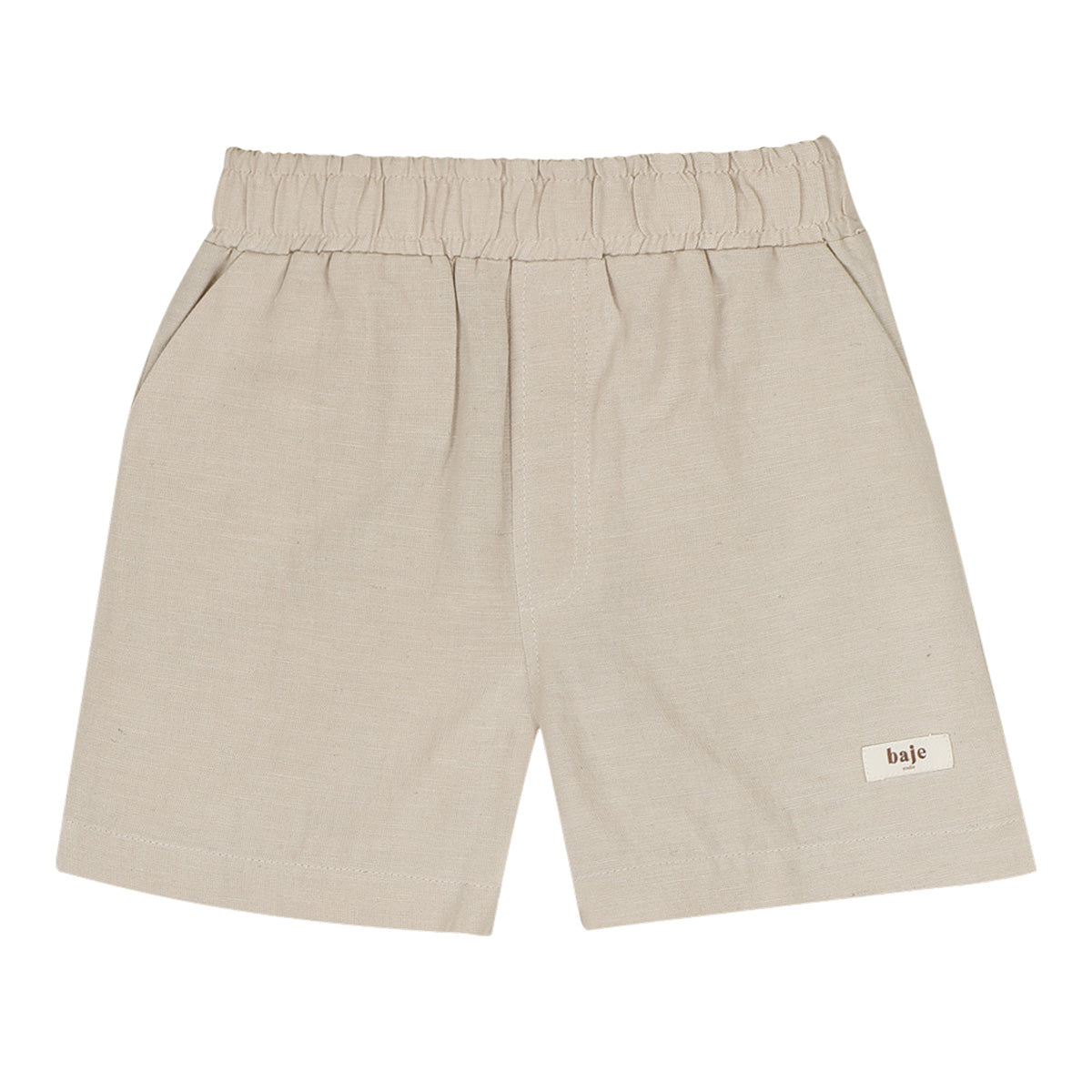 Baje Studio - linen shorts Manuel - beige