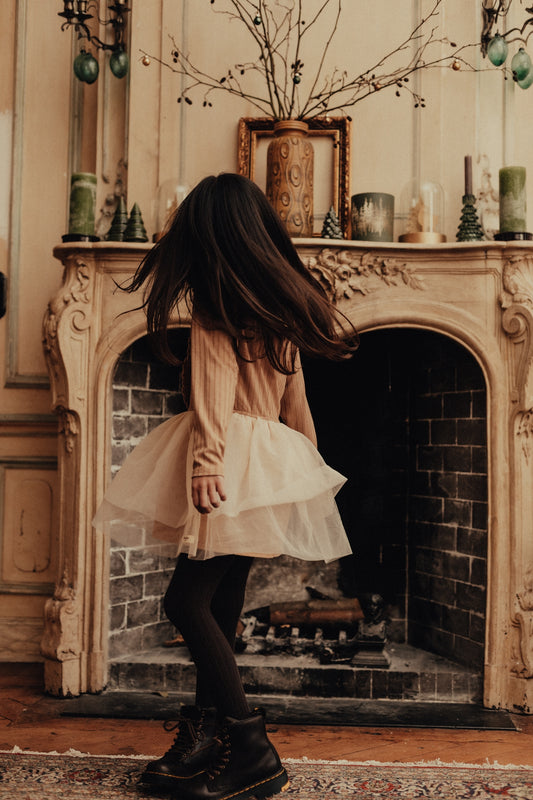 Baje Studio - dress Marly - peach almond