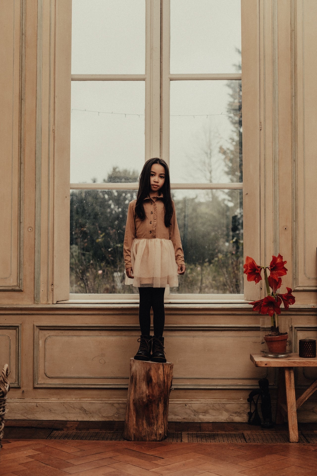 Baje Studio - dress Marly - peach almond